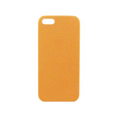 Чехол Накладка для iPhone  5/5S NUOKU APPLE (Коричневый) (Кожа)