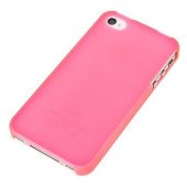 Чехол Накладка для iPhone 4/4S Ultra Slim Case (Розовый) (Силикон)