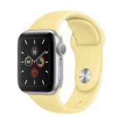 Apple Watch Series 5 GPS 44mm Silver Aluminum with Lemon Cream (MWT32)