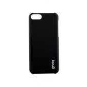 Чехол Накладка для iPhone 5C GEAR4 Thinlce (черный) (пластик)