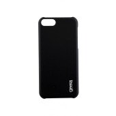 Чехол Накладка для iPhone 5C GEAR4 Thinlce (черный) (пластик)