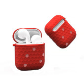 Чохол для AirPods Wiwu Shell Honeycombs Case (red)
