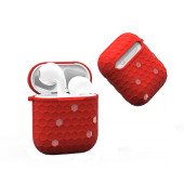 Чохол для AirPods Wiwu Shell Honeycombs Case (red)