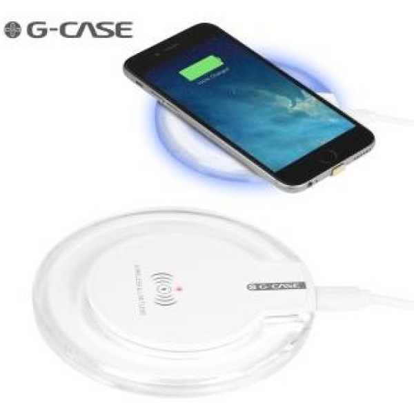 Беспроводное зарядное устройство G-Case Magic Glass Wireless Charger (White) - фото Беспроводное зарядное устройство G-Case Magic Glass Wireless Charger (White)