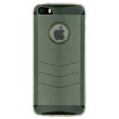 Чехол Накладка для iPhone  5/5S BASEUSUltra-Thin (Черный) (Пластик)