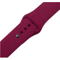 Ремінець-браслет для Apple Watch 38mm Silicone Band (wine red)