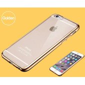 Чохол Накладка для iPhone 6/6S mcCase Electroplating (Золотий) (Силікон)