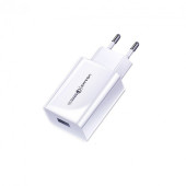 Мережевий зарядний пристрій Usams Single USB 3A (white)