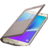Чохол книжка Original Samsung Galaxy Note 5 Gold