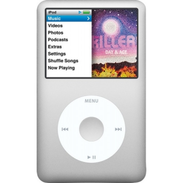 Apple iPod classic 7Gen 160GB Silver (MC293) - фото Apple iPod classic 7Gen 160GB Silver (MC293)