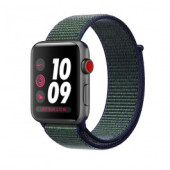 Apple Watch Nike+ Series 3 GPS + Cellular 42mm Space Gray Aluminum with Mig Fog Sport Loop (MQLH2)