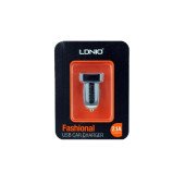 Автомобільний зарядний пристрій LDNIO Fashional (2,1 A) для iPad і iPhone