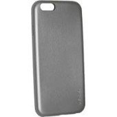 Чехол Накладка для iPhone 6 G-Case FASHION (Серебристый) (Кожа)