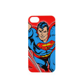Чехол Накладка для iPhone 5/5S DC COMICS SUPERMAN (красный) (пластик)