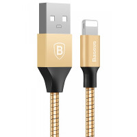 Кабель Baseus Mechanical Era Metal Cable to Lightning (Металл) (Золотой)