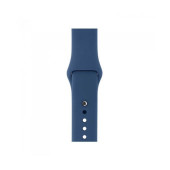 Ремешок-браслет для Apple Watch 42mm Silicone Band (ocean blue)
