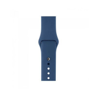 Ремешок-браслет для Apple Watch 42mm Silicone Band (ocean blue)