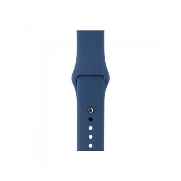 Ремешок-браслет для Apple Watch 42mm Silicone Band (ocean blue)