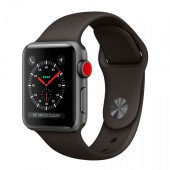 Apple Watch Series 3 GPS + Cellular 38mm Space Gray Aluminum w. Gray Sport B. (MR2W2)