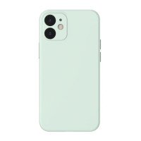 Чехол iPhone 12/12 Pro Baseus Liquid Silica Gel (Mint Green)
