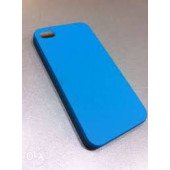 Чехол Накладка для iPhone 4/4S LEGEND (Синий) (Силикон)
