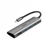 Перехідник WiWU Apollo HUB Type-C 5-in-1 A531H gray)