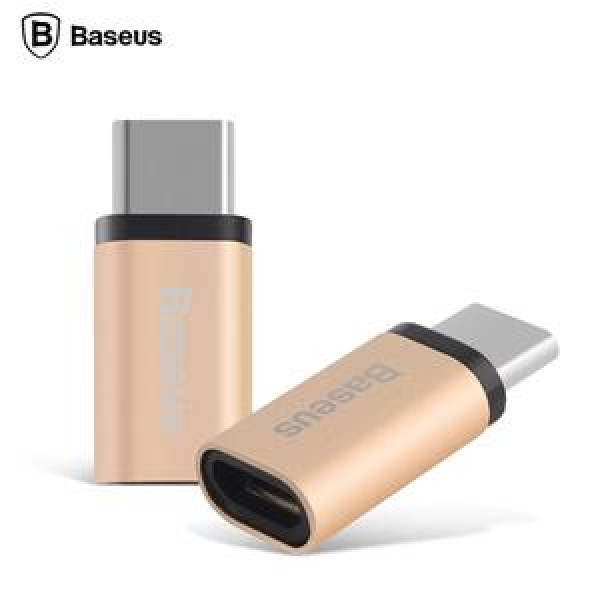 Переходник micro OTG Adapter BASEUS (Розовое золото) - фото Переходник micro OTG Adapter BASEUS (Розовое золото)