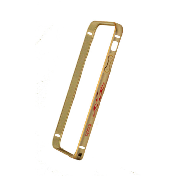Бампер для iPhone 5/5S IBacks (Золотой) (Алюминий)