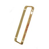 Бампер для iPhone 5/5S IBacks (Золотой) (Алюминий)