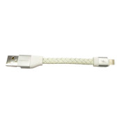 Кабель Apple Lightning MOMAX 0.16 Elite link pro (DL1W) white