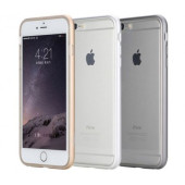 Чохол Накладка для iPhone 6 ROCK KANI Case (Золотий) (Силікон + Алюміній)