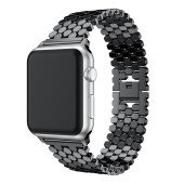 Ремінець-браслет для Apple Watch 42mm/44mm Honeycombs Metall (Black)