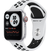 Apple Watch Nike Series 6 GPS + Cellular 40mm Silver Alu Case w. Pure Platinum/Black Sport B. (M06J3, M07C3)
