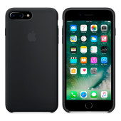 Чехол Накладка для iPhone 7 Plus Apple Silicone Case (Темно серый) (Силикон)