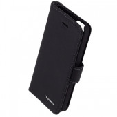 Чехол Книжка для iPhone 5/5S NUOKU (Черный) (Кожа)