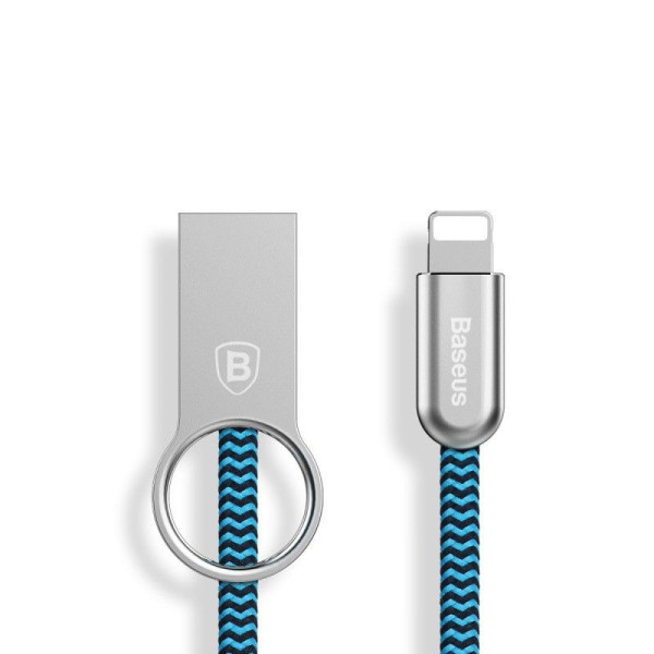 Кабель Baseus Lightning Ring (1 m) (chrome blue)