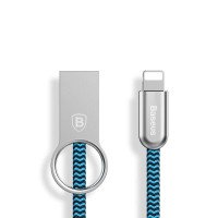 Кабель Baseus Lightning Ring (1 m) (chrome blue)