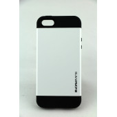 Чехол Накладка для iPhone 5/5S SGP ORIGINAL Slim Armor S (Белый) (Пластик)