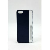 Чехол Накладка для iPhone 5/5S ASTON MARTIN SMART APPL BACK20(синий) (Кожа)
