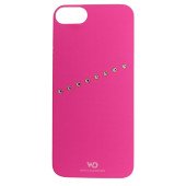 Чехол Накладка для iPhone 5/5S WD Sash SWAROVSKI ELEMENT(Розовый) (Пластик)