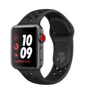Apple Watch Nike+ Series 3 GPS + Cellular 38mm Space Gray Aluminum w. Anthracite/BlackSport B. (MQM82)