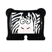 Чохол Накладка для iPad Air GRIFFIN KAZOO(Чорний) (Силікон)
