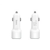 Автомобільний зарядний пристрій HOCO USB(2,4 A) для iPad/iPhone/iPod (Білий)