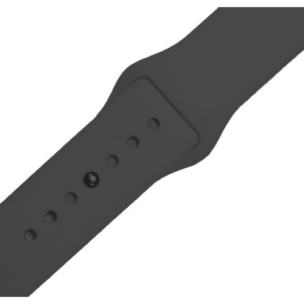 Ремешок-браслет для Apple Watch 38mm Silicone Band (gray)