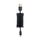 Кабель Apple Lightning Hoco U12 Silica Gel Charging Cable 1.1m (black)