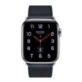 Apple Watch Series 4 Hermes GPS + LTE 44mm Steel w. Bleu Indigo (MU6W2)