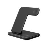 Бездротове зарядний пристрій Smart 3in1 Fast 15W (black)