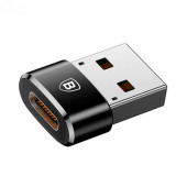 Перехідник Baseus USB Male To Type-C 5A (black)