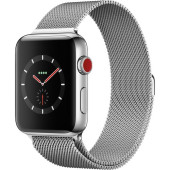 Apple Watch Series 3 GPS + Cellular 42mm Stainless Steel w. Milanese L. (MR1J2)