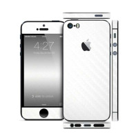 Защитная Пленка для iPhone 5/5S SLIMSKIN (360) (Белый) (Carbon)